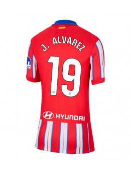 Atletico Madrid Julian Alvarez #19 Zenski Domaci Dres 2024-25 Kratak Rukavima